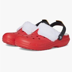 CROCS  CLASSIC LINED SANTA CLOGS Size C 13